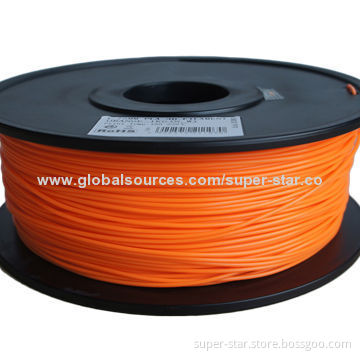 Attractive Quality 3D Printer PLA Filament w/21 Colors Optional, 1.75/3.00mm, Diameter Conformity